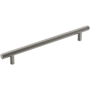 Amerock Caliber 7-9/16 Inch Center to Center Bar Cabinet Pull Satin Nickel