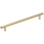 Amerock Caliber 10-1/16 Inch Center to Center Bar Cabinet Pull Golden Champagne
