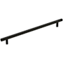 Amerock Caliber 10-1/16 Inch Center to Center Bar Cabinet Pull Matte Black