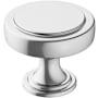 Amerock Exceed 1-3/8 Inch Mushroom Cabinet Knob Polished Chrome