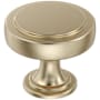 Amerock Exceed 1-3/8 Inch Mushroom Cabinet Knob Golden Champagne