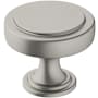 Amerock Exceed 1-3/8 Inch Mushroom Cabinet Knob Satin Nickel