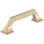 Amerock Exceed 3-3/4 Inch Center to Center Arch Cabinet Pull Golden Champagne
