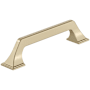 Amerock Exceed 5-1/16 Inch Center to Center Arch Cabinet Pull Golden Champagne