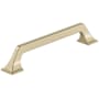 Amerock Exceed 6-5/16 Inch Center to Center Arch Cabinet Pull Golden Champagne