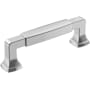 Amerock Stature 3-3/4 Inch Center to Center Handle Cabinet Pull Polished Chrome