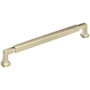 Amerock Stature 8-13/16 Inch Center to Center Handle Cabinet Pull Golden Champagne