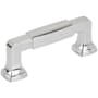 Amerock Stature 3 Inch Center to Center Handle Cabinet Pull Polished Chrome