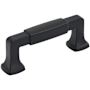 Amerock Stature 3 Inch Center to Center Handle Cabinet Pull Matte Black