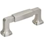 Amerock Stature 3 Inch Center to Center Handle Cabinet Pull Satin Nickel