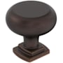 Amerock Surpass 1-1/4 Inch Mushroom Cabinet Knob Oil Rubbed Bronze