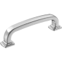 Amerock Surpass 3-3/4 Inch Center to Center Handle Cabinet Pull Polished Chrome
