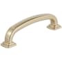 Amerock Surpass 3-3/4 Inch Center to Center Handle Cabinet Pull Golden Champagne