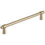 Amerock Destine 7-9/16 Inch Center to Center Bar Cabinet Pull Golden Champagne