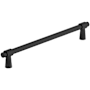 Amerock Destine 7-9/16 Inch Center to Center Bar Cabinet Pull Matte Black