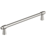 Amerock Destine 7-9/16 Inch Center to Center Bar Cabinet Pull Polished Nickel