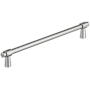 Amerock Destine 10-1/16 Inch Center to Center Bar Cabinet Pull Polished Chrome