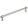 Amerock Destine 10-1/16 Inch Center to Center Bar Cabinet Pull Satin Nickel