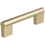 Amerock Versa 3-3/4 Inch Center to Center Handle Cabinet Pull Golden Champagne