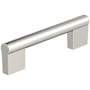 Amerock Versa 3-3/4 Inch Center to Center Handle Cabinet Pull Polished Nickel