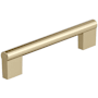 Amerock Versa 5-1/16 Inch Center to Center Handle Cabinet Pull Golden Champagne