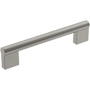 Amerock Versa 5-1/16 Inch Center to Center Handle Cabinet Pull Satin Nickel