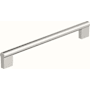 Amerock Versa 8-13/16 Inch Center to Center Handle Cabinet Pull Polished Nickel