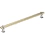 Amerock Overton 10-1/16 Inch Center to Center Bar Cabinet Pull Golden Champagne / Satin Nickel