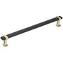 Brushed Matte Black / Golden Champagne