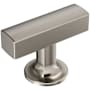 Amerock Everett 1-3/4 Inch Bar Cabinet Knob Satin Nickel