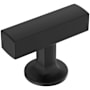 Amerock Everett 1-3/4 Inch Bar Cabinet Knob Matte Black