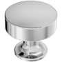 Amerock Everett 1-5/16 Inch Mushroom Cabinet Knob Polished Chrome