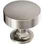 Amerock Everett 1-5/16 Inch Mushroom Cabinet Knob Satin Nickel