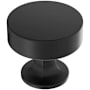 Amerock Everett 1-5/16 Inch Mushroom Cabinet Knob Matte Black