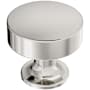 Amerock Everett 1-5/16 Inch Mushroom Cabinet Knob Polished Nickel