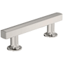Amerock Everett 3 Inch Center to Center Bar Cabinet Pull Polished Nickel