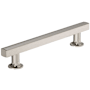 Amerock Everett 5-1/16 Inch Center to Center Bar Cabinet Pull Satin Nickel