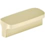 Amerock Hampden 2-1/2 Inch Center to Center Rectangular Cabinet Pull Matte Gold