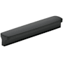 Amerock Hampden 6-5/16 Inch Center to Center Rectangular Cabinet Pull Matte Black