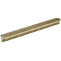 Amerock Hampden 12-5/8 Inch Center to Center Rectangular Cabinet Pull Antique Brushed Matte Brass