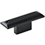 Amerock Hearst 5/8 Inch Center to Center Rectangular Cabinet Pull Matte Black