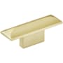 Amerock Hearst 5/8 Inch Center to Center Rectangular Cabinet Pull Matte Gold