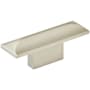 Amerock Hearst 5/8 Inch Center to Center Rectangular Cabinet Pull Silver Champagne