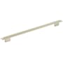 Amerock Hearst 12-5/8 Inch Center to Center Bar Cabinet Pull Silver Champagne