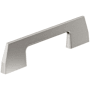 Amerock Angle 3 Inch Center to Center Handle Cabinet Pull Satin Nickel