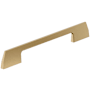 Amerock Angle 6-5/16 Inch Center to Center Handle Cabinet Pull Champagne Bronze