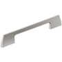 Amerock Angle 6-5/16 Inch Center to Center Handle Cabinet Pull Satin Nickel