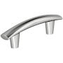 Amerock Willow 3 Inch Center to Center Bar Cabinet Pull Polished Chrome
