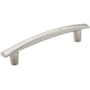 Amerock Willow 5-1/16 Inch Center to Center Bar Cabinet Pull Satin Nickel