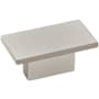 Amerock Prominence 1-9/16 Inch Rectangular Cabinet Knob Satin Nickel